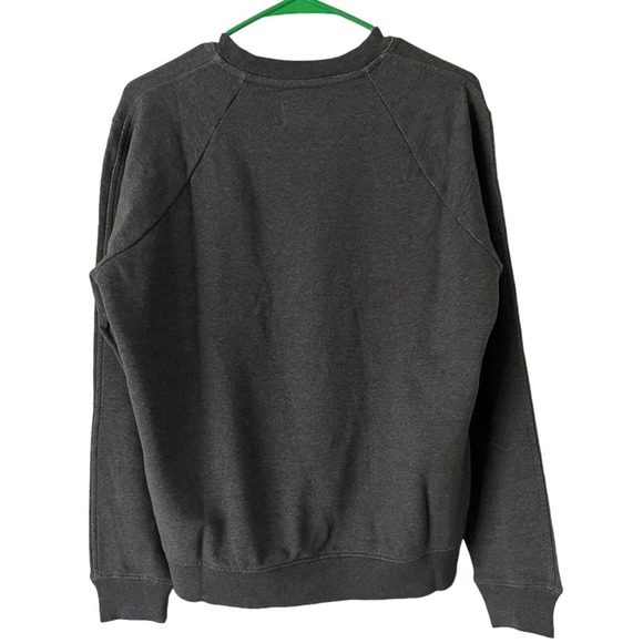 NWT Everlane The Track Crewneck Dark Heather Gray Sweatshirt Men’s Size Small - Picture 2 of 6